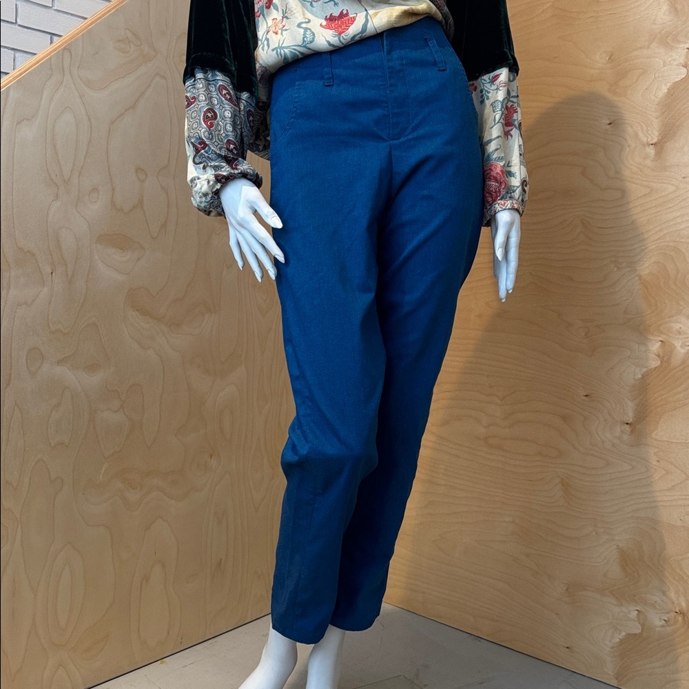High waist pants with belt